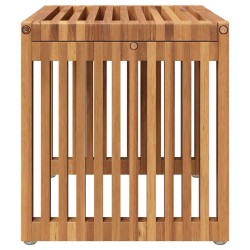 Table d'appoint de jardin 50x32.5x35 cm Bois de teck massif 
