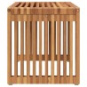 Table d'appoint de jardin 50x32.5x35 cm Bois de teck massif 