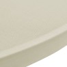 Housses élastiques de table Ø 70 cm Crème 4 pcs 