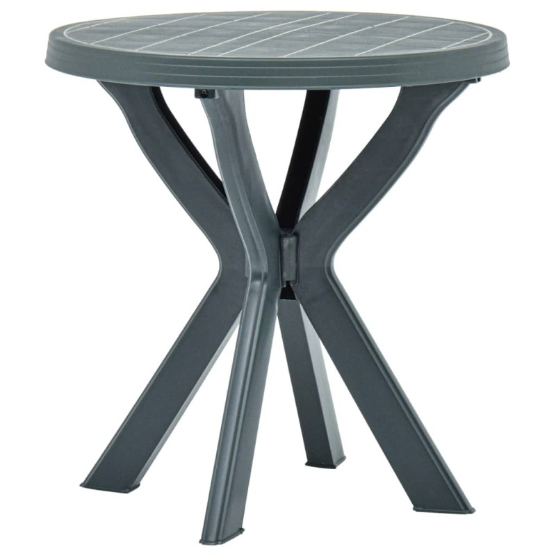 Table de bistro Blanc Ø70 cm Plastique 