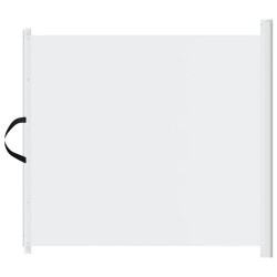 Porte rétractable pour animaux de compagnie blanc 102,5x125 cm 