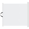 Porte rétractable pour animaux de compagnie blanc 102,5x125 cm 