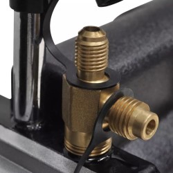 Pompe à vide 50 L/min avec manomètre à 4 voies en kit d'outils 