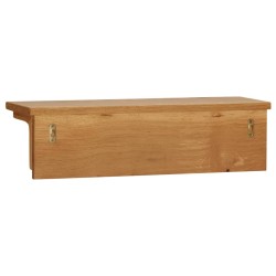 Porte-manteau 60x16x16 cm Bois de chêne massif 