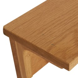 Porte-manteau 60x16x16 cm Bois de chêne massif 