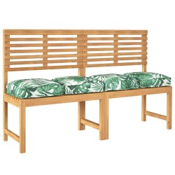 Coussins de palette 4 pcs motif feuillage 40 x 40 x 8 cm en tissu Oxford 