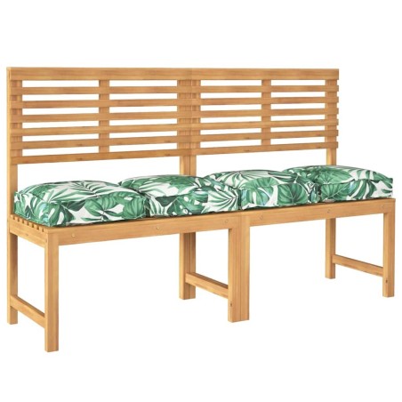 Coussins de palette 4 pcs motif feuillage 40 x 40 x 8 cm en tissu Oxford 