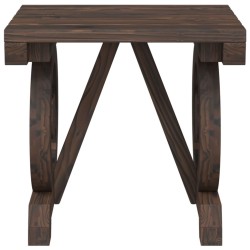Repose-pied de jardin 40x36,5x38,5 cm bois massif sapin 