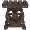 Repose-pied de jardin 40x36,5x38,5 cm bois massif sapin 