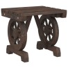 Repose-pied de jardin 40x36,5x38,5 cm bois massif sapin 