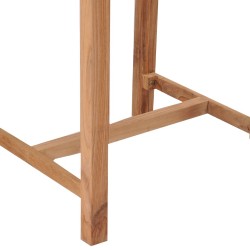 Table de bar de jardin 60x60x105 cm bois de teck solide 
