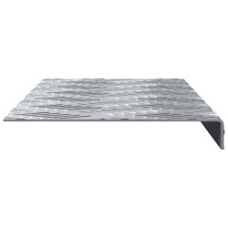 Marches d'escalier en aluminium 5 pièces antidérapantes 60x18 cm 