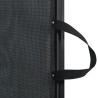 Porte rétractable pour animaux de compagnie noir 102,5x125 cm 