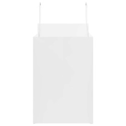 Sacs en papier 250 pcs avec poignées blanc 32x17x25 cm 