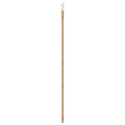 Porte coulissante avec matériel 93x202 cm Bois de pin massif 