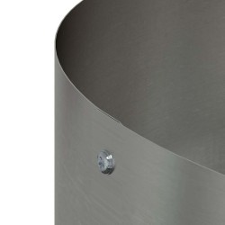 Pot en inox Inox Grand Pot métallique Rond Moderne Grand pot 