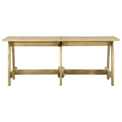 Table de jardin 220x74x75 cm Bois de pin imprégné 