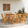 Chaises de jardin pliantes 8 pcs 36x46x86 cm Bois d'acacia massif 
