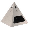 Foyer Pyramid 50x50x51 cm en Acier Résistant aux Intempéries 