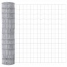 Clôture Euro avec 13 poteaux pointus, 1,2 x 25 m en acier galvanisé 