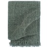 Couverture en coton 220 x 250 cm Vert foncé 