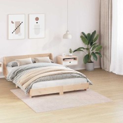 Tapis Shaggy à Haute Pile Crème 160x160 cm PP 