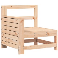 Canapé de jardin accoudoir 69x62x70,5 cm bois massif de pin 