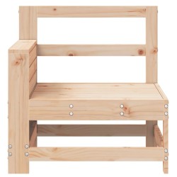 Canapé de jardin accoudoir 69x62x70,5 cm bois massif de pin 
