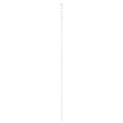 Ensemble de Porte Coulissante avec Quincaillerie Blanche 83x211 cm Bois Massif Pin 