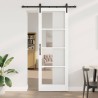 Porte coulissante avec quincaillerie 'ORKDAL'blanche 83x232 cm 