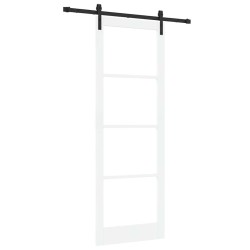 Porte coulissante avec quincaillerie 'ORKDAL'blanche 83x232 cm 