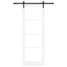Porte coulissante avec quincaillerie 'ORKDAL'blanche 83x232 cm 