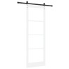 Porte coulissante avec quincaillerie 'ORKDAL'blanche 83x232 cm 