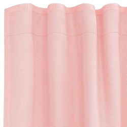 Rideaux en voile avec passe-tringles 2 pcs rose 