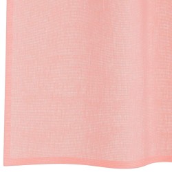 Rideaux en voile avec passe-tringles 2 pcs rose 