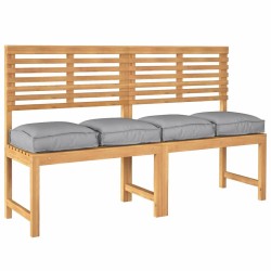 Coussins en palette pour siège 4 pcs gris 40 x 40 x 8 cm en tissu Oxford 