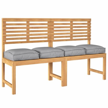 Coussins en palette pour siège 4 pcs gris 40 x 40 x 8 cm en tissu Oxford 