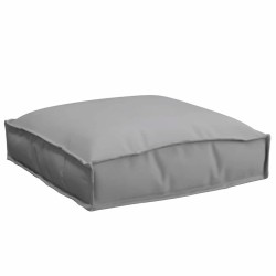 Coussins en palette pour siège 4 pcs gris 40 x 40 x 8 cm en tissu Oxford 