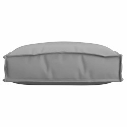 Coussins en palette pour siège 4 pcs gris 40 x 40 x 8 cm en tissu Oxford 