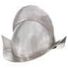 Casque de chevalier médiéval antique pour GN Argenté Acier 