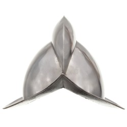 Casque de chevalier médiéval antique pour GN Argenté Acier 