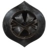Casque de chevalier médiéval antique pour GN Argenté Acier 