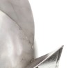 Casque de chevalier médiéval antique pour GN Argenté Acier 