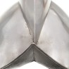 Casque de chevalier médiéval antique pour GN Argenté Acier 