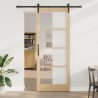 Porte coulissante avec le kit 
