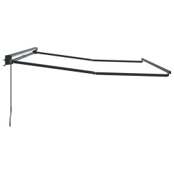 Auvent Manuel Anthracite 3,5 x 2,5 m Aluminium 