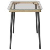 Table de Jardin Naturel 80 x 40 x 45 cm Poly rotin 