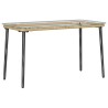 Table de Jardin Naturel 80 x 40 x 45 cm Poly rotin 