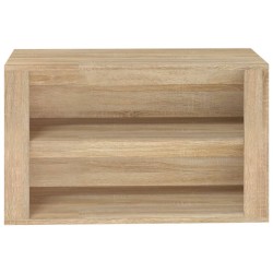 Étagère à chaussures Chêne sonoma 75x35x45 cm Bois d'ingénierie 