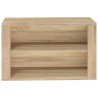 Étagère à chaussures Chêne sonoma 75x35x45 cm Bois d'ingénierie 